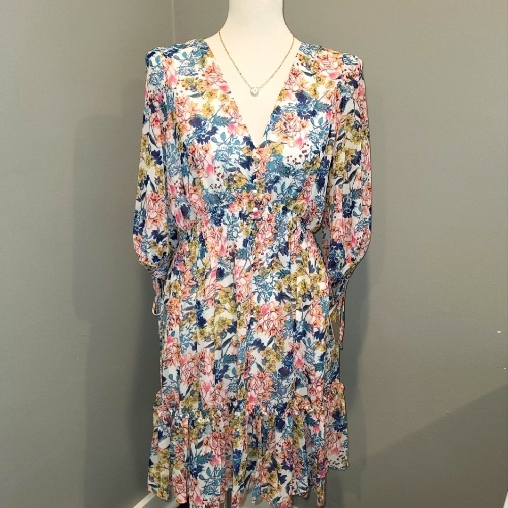 Colorful Floral Dress